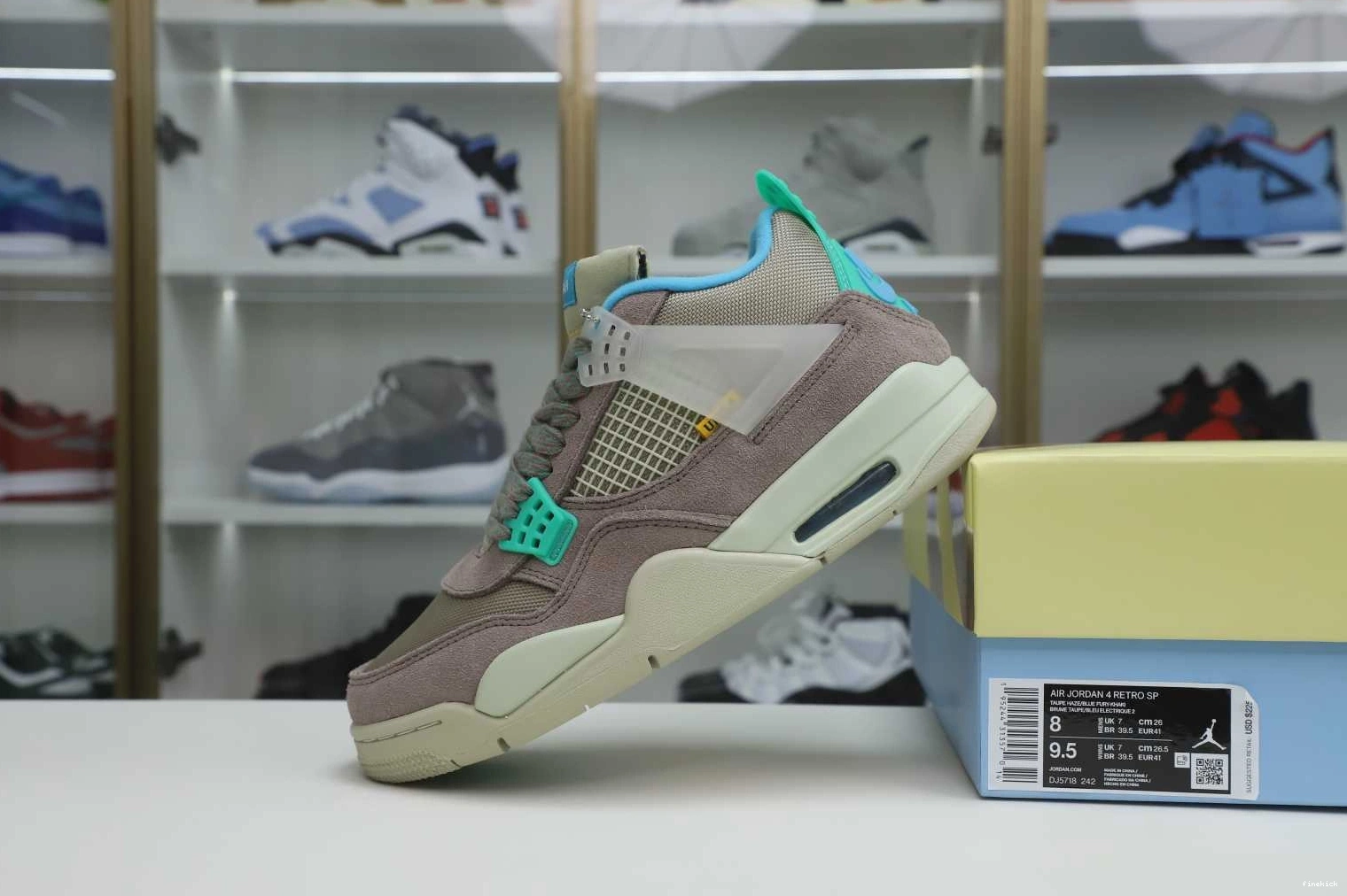 LA AIR X RETRO JORDAN UNION 4 'TAUPE HAZE' 1024
